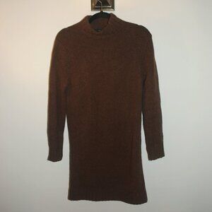 J Crew Merino Alpaca Mock Turtle Neck Dress